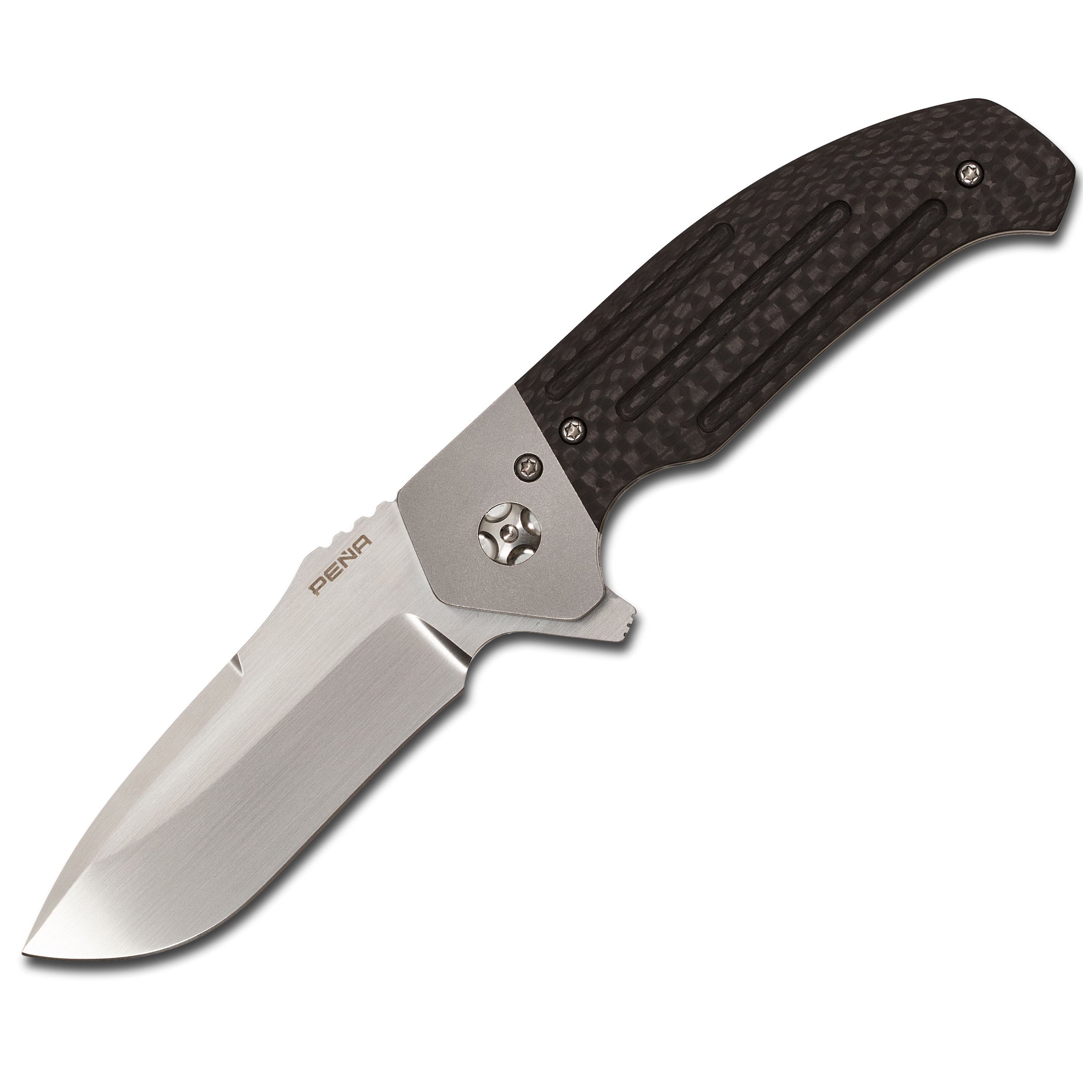 Enrique Pena Custom Diesel 4.5 2-Tone Titanium Flipper